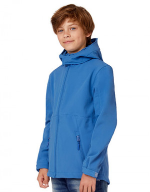 B&C COLLECTION Kids´ Hooded Softshell Jacket
