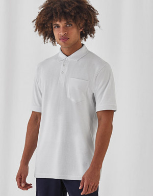B&C BE INSPIRED Unisex Polo Safran Pocket