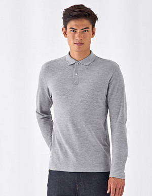 B&C BE INSPIRED Men´s Long Sleeve Polo ID.001