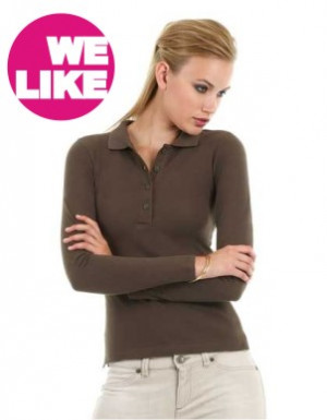 B&C Polo Safran Pure Longsleeve / Women