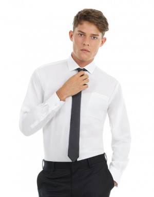 B+C Twill Shirt Sharp Long Sleeve