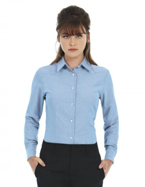 B+C Women´s Oxford Shirt Long Sleeve