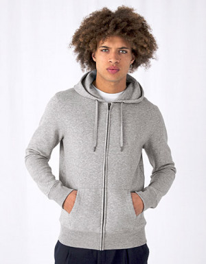 B&C BE INSPIRED KING Zipped Hood Jacket_°