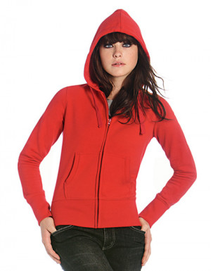 B+C Hooded Full Zip Sweat / Women