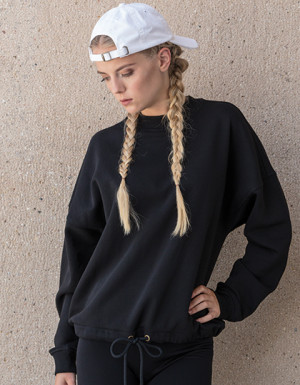 Build Your Brand Ladies´ Oversize Crewneck