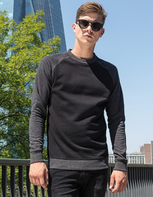 Build Your Brand Raglan Crewneck