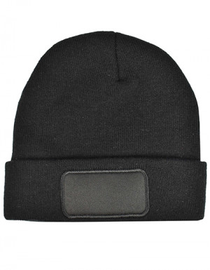 L-merch Strickmütze mit Patch