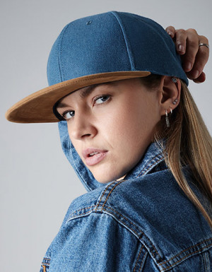 Beechfield Suede Peak Snapback