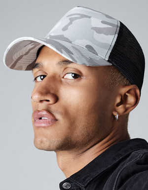 Beechfield Camo Snapback Trucker