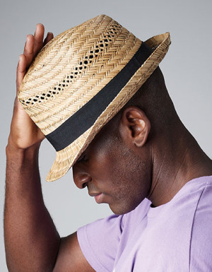 Beechfield Straw Summer Trilby
