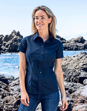 Promodoro Women´s Poplin Shirt Short Sleeve