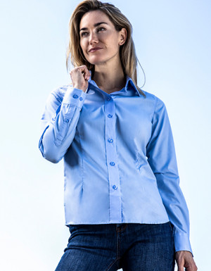 Promodoro Women´s Poplin Shirt Long Sleeve
