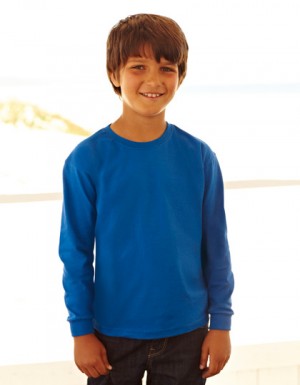 Fruit of the Loom Long Sleeve Valueweight T Kids