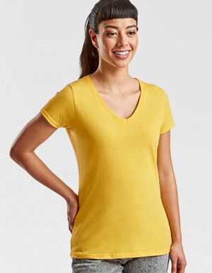 Fruit of the Loom Valueweight V-Neck T Lady-Fit