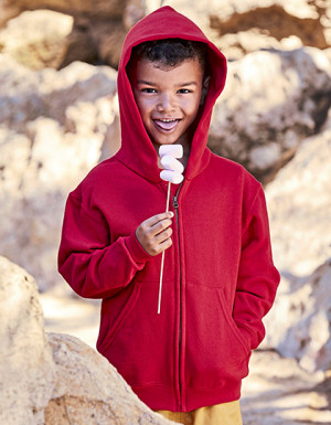 Fruit of the Loom Kids´ Classic Hooded Sweat Jacket