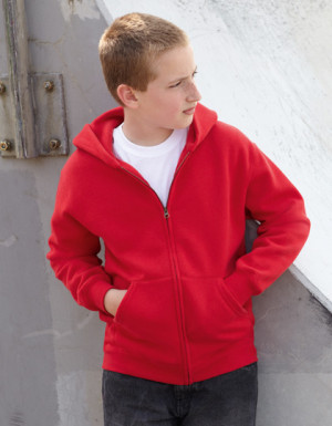 Fruit of the Loom Kids Hooded Sweat-Jacket