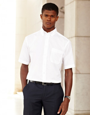 Fruit of the Loom Men´s Short Sleeve Oxford Shirt