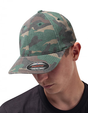 FLEXFIT Flexfit Garmet Washed Camo Cap