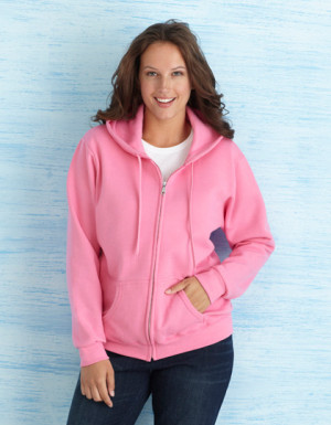 Gildan Heavy Blend Ladies´ Full Zip Hooded Sweatshirt