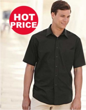 Fruit of the Loom Men´s Short Sleeve Poplin Shirt