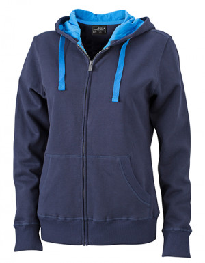 James+Nicholson Ladies Hooded Jacket