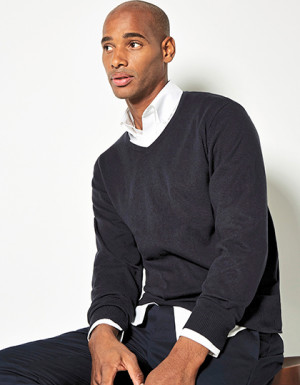 Kustom Kit Regular Fit Arundel V-Neck Sweater