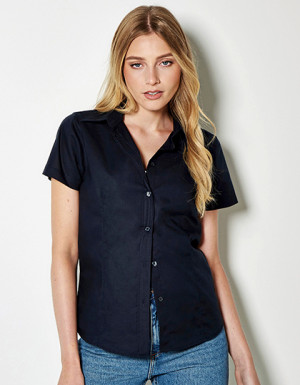 Kustom Kit Women´s Tailored Fit Workwear Oxford Shirt Short Sleeve