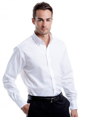 Kustom Kit City Business Shirt Long Sleeve