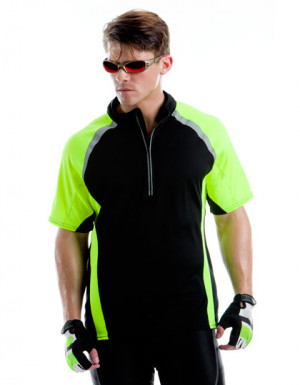 Cooltex Tour Zip Neck Top