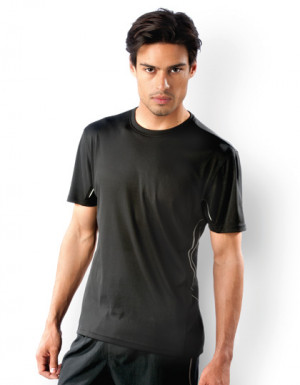 Kariban Herren Kurzarm Sport-T-Shirt