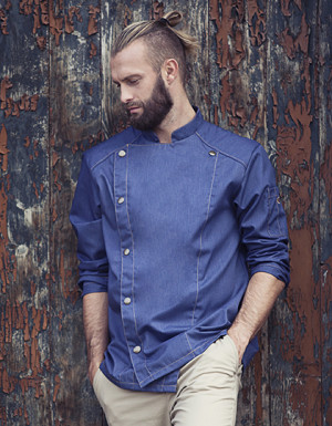 Karlowsky Kochjacke Jeans-Style