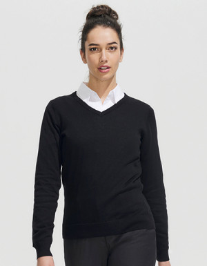 SOL´S Women´s V-Neck Sweater Galaxy