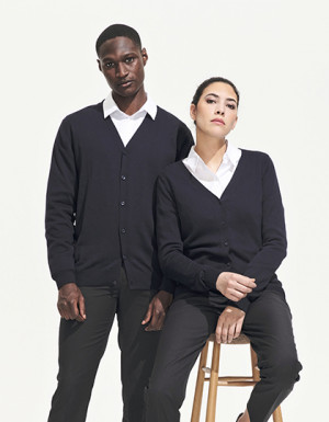 SOL´S Men´s Golden V-Neck Knitted Cardigan