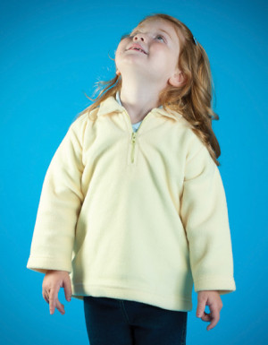 Larkwood Kids Zip-Neck Micro Fleece