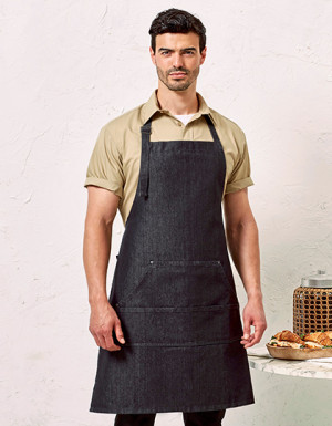 Premier Workwear Jeans Stitch Denim Bib Apron