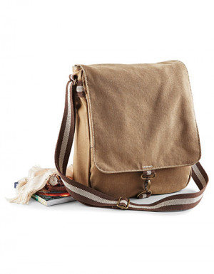 Quadra Vintage Canvas Messenger