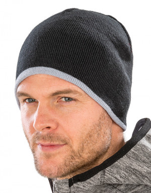 Result Winter Essentials Soft Feel Cuffless Reversible Beanie