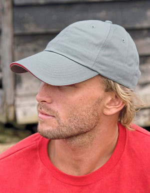 Result Headwear Herringbone Cap With Sandwich Peak