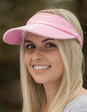 Result Headwear Herringbone Sun Visor