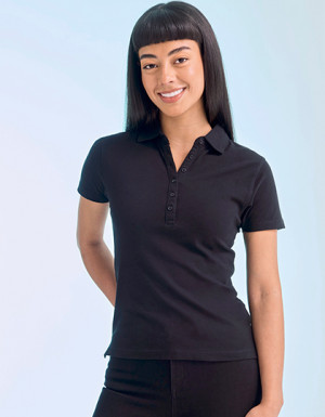 SF Women Women´s Short Sleeved Stretch Polo