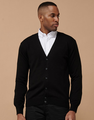 Henbury Men`s Lightweight V-Neck Cardigan