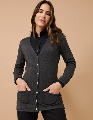 Henbury Ladies Lightweight V-Neck Cardigan