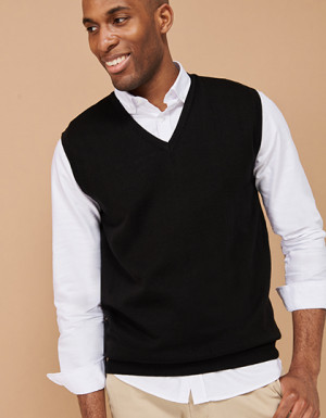 Henbury Men´s Lightweight Sleeveless V-Neck Jumper