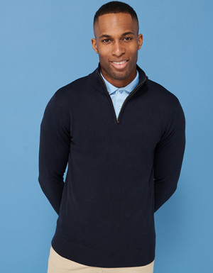 Henbury Men´s Quarter Zip Jumper