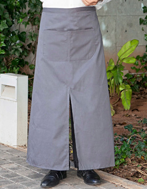 Link Kitchen Wear Bistro Apron With Split And Front Pocket