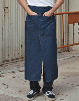 Link Kitchen Wear Jeans Bistro Apron With Split