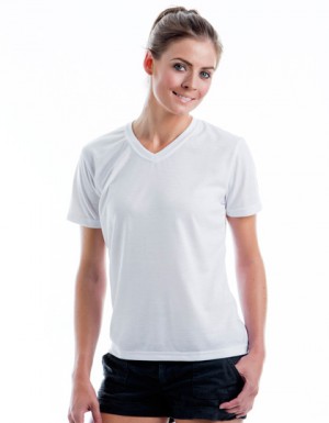 Xpres Womens Subli Plus® V Neck T-Shirt