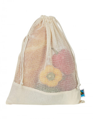 Printwear Fairtrade Cotton Mesh Bag