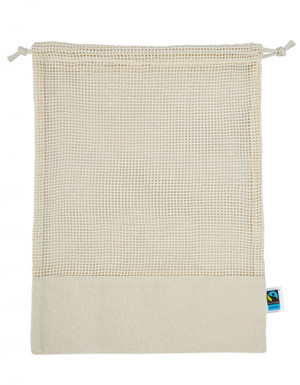 Printwear Fairtrade Cotton Mesh Bag Natural