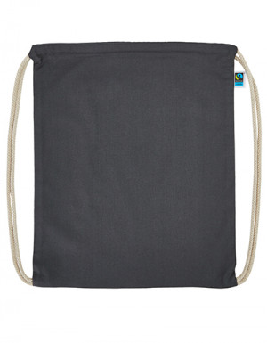 Printwear Fairtrade Cotton Gymbag Graphite Grey (ca. Pantone 447C)